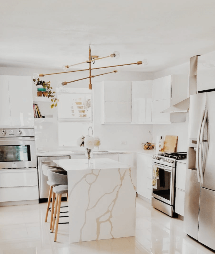 marble kitchen clountertops